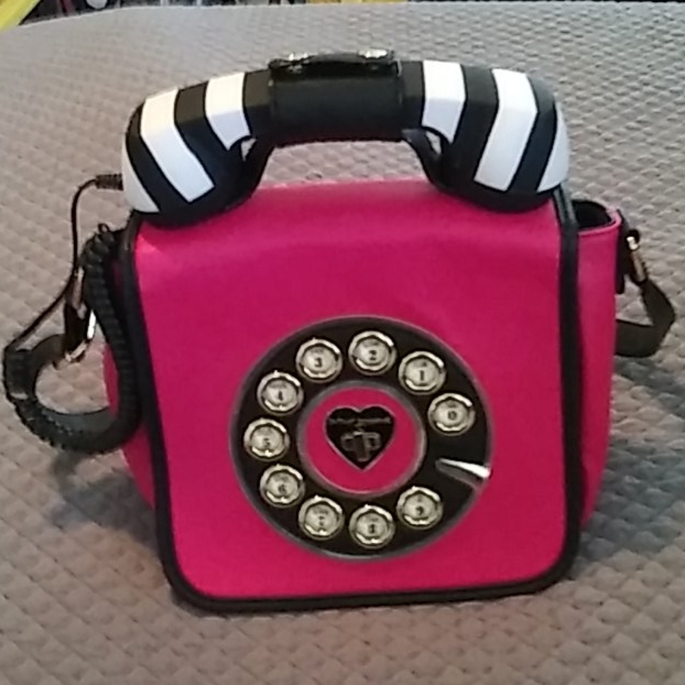 Betsey Johnson Telephone purse.